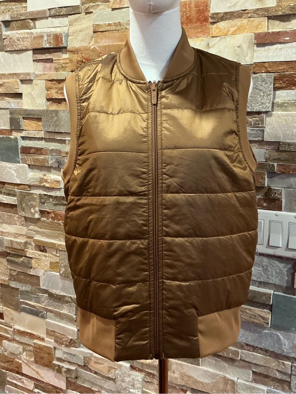 Lululemon Reversible Bronze Down Puffer Vest